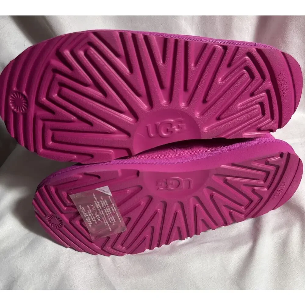 UGG Australia Big Kids Neumel II Pink Sz 4 Lace Up Style 1017320K NIB NEW *READ*